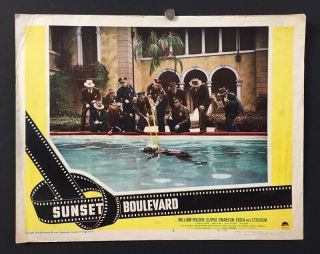 Sunset Boulevard Lobby Card 1950 - Swanson Holden Hollywood Posters
