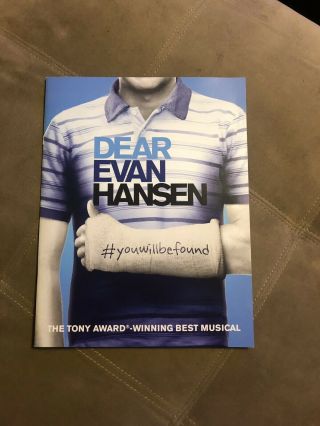 Dear Evan Hansen Souvenir Program