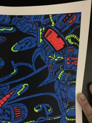 King Gizzard and the Lizard Wizard Tour Poster NYC Summerstage 14/200 Rare 4