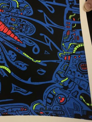 King Gizzard and the Lizard Wizard Tour Poster NYC Summerstage 14/200 Rare 5