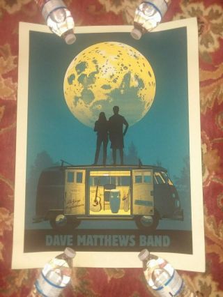 Dave Mathews Band Labor Day Weekend 2012 The Gorge Poster 9/2/12 498/1350