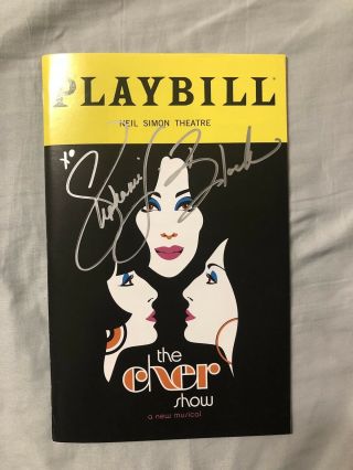 The Cher Show Playbill Signed Stephanie J Block