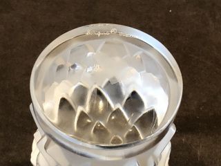 Lalique Crystal Eagle Head Tete d ' Aigle Car Mascot Hood Ornament Paperweight 8