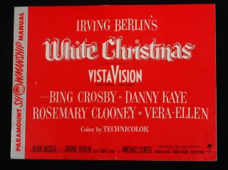 White Christmas 1954 Bing Crosby Danny Kaye Rosemary Clooney Rare Pb