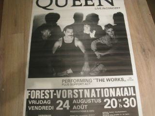 Queen The 1984 Tour Poster