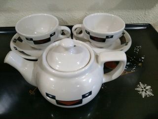 Ahwahnee Hotel Sterling China TEAPOT SET Yosemite Natl Park ON HOLD FOR WINDY 3
