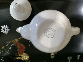 Ahwahnee Hotel Sterling China TEAPOT SET Yosemite Natl Park ON HOLD FOR WINDY 9