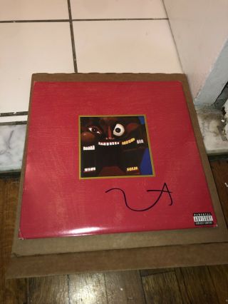 Kanye West Autographed Signed My Dark Twisted Fantasy Lp Vinyl Record