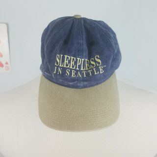 Vintage Sleepless In Seattle 1999 Tri Star Pictures Movie Adult Baseball Cap