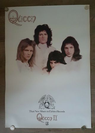 Queen Ii 2 Japanese Promo Poster 1974 Elektra