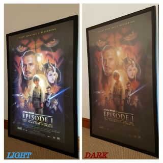Light Up Cinema Style Frames For 30 " X 40 " Inch Posters Uk Quad,  Wifi Adapter