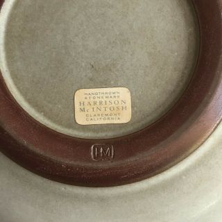 Harrison McIntosh Studio Pottery Bowl MCM Modern Decorated Ceramic 4