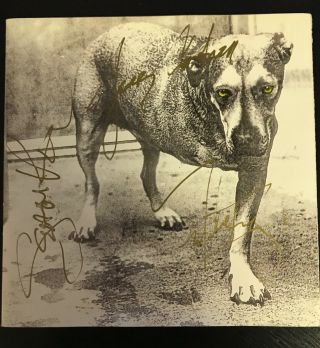 Alice In Chains " Grind " Cd (autographed By The Whole Band,  Incl Layne Staley)