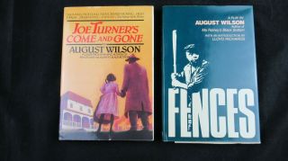 August Wilson Books Fences And Joe Turner 