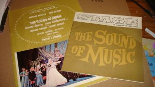The Sound Of Music Theater Program And Playbill 1965 Rare