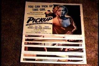 Pick Up 1951 11x14 Lobby Card Set Beverly Michaels Bad Girl Sexy Babe