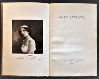 Anna Pavlova.  1913 Book.  Ballets Russes.  Russian Ballet.  Diaghilev.  Leon Bakst.
