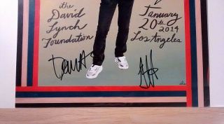 RINGO STARR 2014 DAVID LYNCH FOUNDATION EVENT POSTER SIGNED BY 7 w/ COX RARE 3