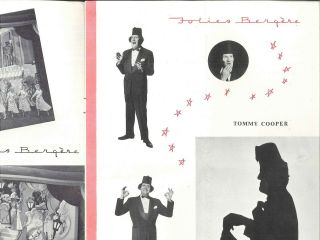 Folies Bergere Paris By Night 1955 London Souvenir Program Benny Hill Cooper 4