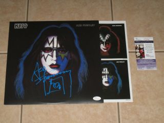 Ace Frehley Signed Kiss Solo 1978 2014 Reissue Album Lp Record Vinyl Auto Jsa
