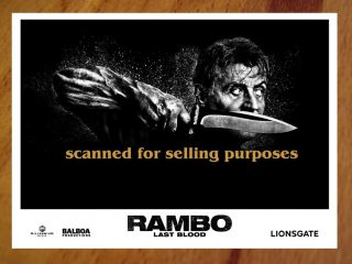 Rambo Last Blood Rare Press Photo Set Of 40 Stills Sylvester Stallone Rambo V 5