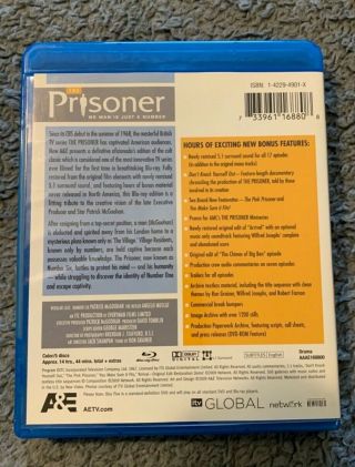 The Prisoner 1967 TV Show Blu - ray Set Full Season 2