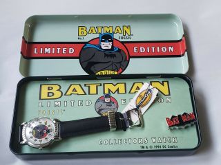 Rare Vintage Fossil Watch 6396/10000 Batman Limited Edition
