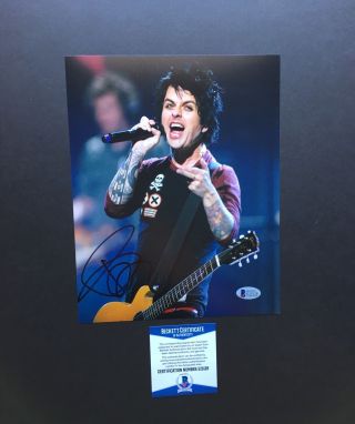 Billie Joe Armstrong Autographed Signed 8x10 Photo Beckett Bas Green Day Wow