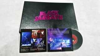 Black Sabbath Autographed Cd & The End Tour Limited Edition Commemorative Album.