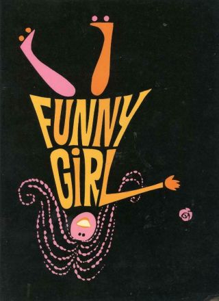 Program,  Souvenir Program: Funny Girl 1965 Streisand Chaplin Medford