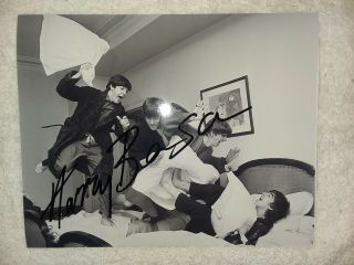 Harry Benson The Beatles John Lennon Paul Mccartney Signed Autograph 8x10 Photo