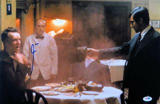 Al Pacino Signed Autographed 12x18 Photo The Godfather Shooting Psa U61854