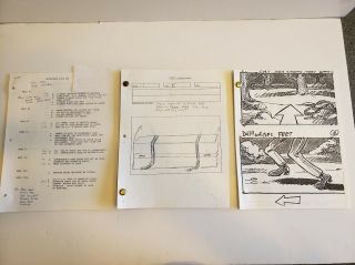 Leprechaun Movie Production Notes & Drawings Story Boards J Aniston