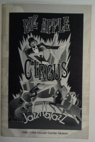 Big Apple Circus Jazzmatazz - Program - 1995