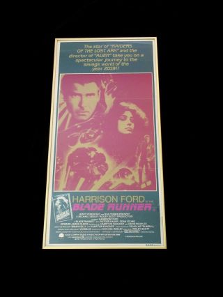Blade Runner 1982 Australian One Sheet Movie Poster Savage World 2019