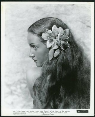 Dorothy Lamour 1st Starring Role 1936 Portrait Photo Jungle Princess