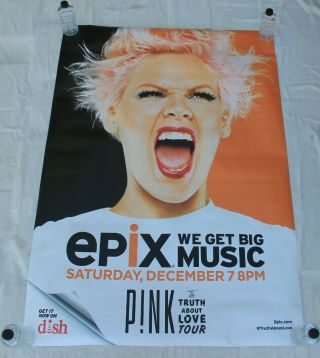 P Nk Truth About Love Tour 2013 Epix Pink Alecia Moore Concert Poster 4 