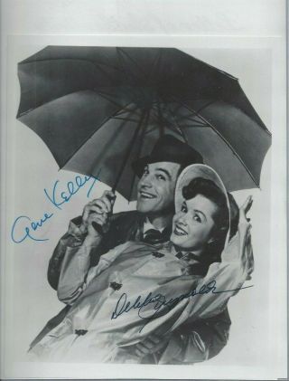 Gene Kelly & Debbie Reynolds Autographed 8x10 Photo Hollywood Actors Psa Letter