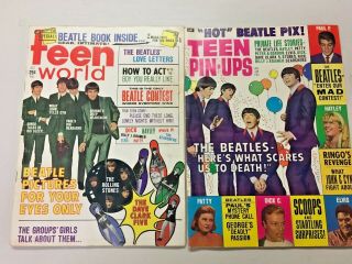 1964 Beatles Boston Garden ticket stub,  Magazines 2