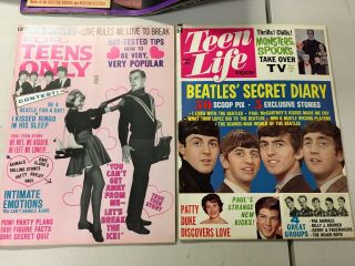 1964 Beatles Boston Garden ticket stub,  Magazines 3