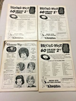1964 Beatles Boston Garden ticket stub,  Magazines 4