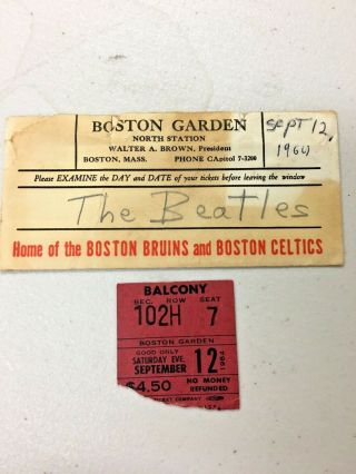 1964 Beatles Boston Garden ticket stub,  Magazines 6