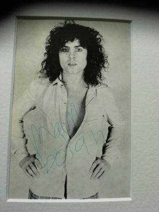 Marc Bolan Fan Club Autograph And Fan Club Items
