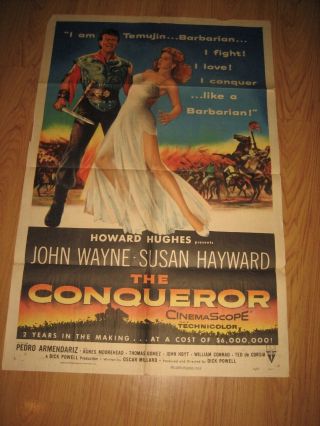 The Conqueror 1sh Movie Poster 