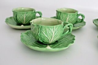 1 Dodie Thayer Vtg Cabbage Lettuce Leaf Earthenware Pottery Tea Cup Saucer Plate