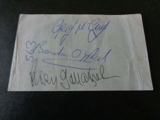 Rory Gallagher Autograph Band Signed Concert Ticket Norwich Lcr 1980s