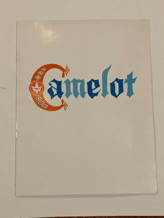 1960 Camelot Souvenir Program Burton,  Andrews,  Goulet,  Mcdowell,  Coote,  Dowd