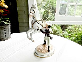 Capriole - Augarten Vienna Spanish Horse Riding School Lipizzaner Horse Figurine