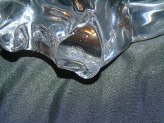 FLAWLESS Stunning BACCARAT Crystal BISON BUFFALO BULL Figurine MASSIVE Sculpture 11
