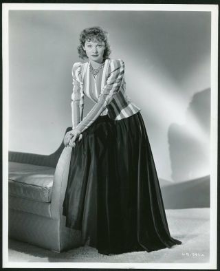 Lucille Ball In Dress 1939 Bachrach Stamp Rko Portrait Photo